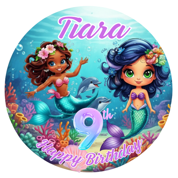 Mermaid Candy Apple Template