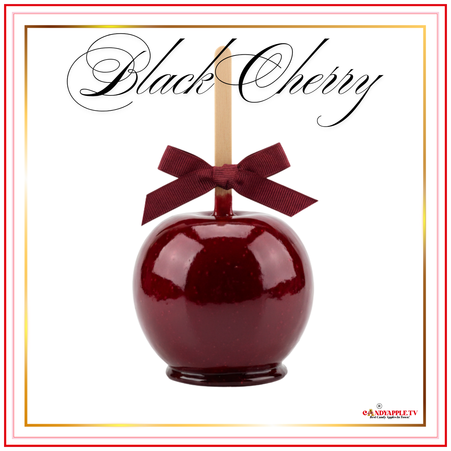 Black Cherry Candy Apple