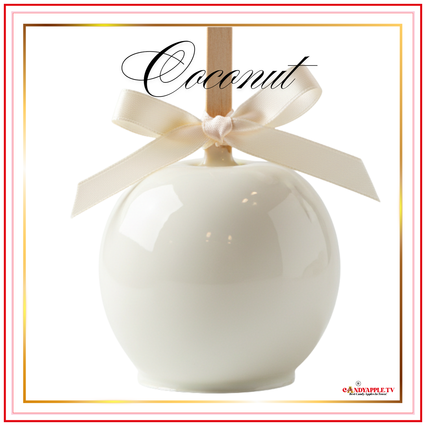 2-Pack Handcrafted Candy Apples – Pick Your Flavor