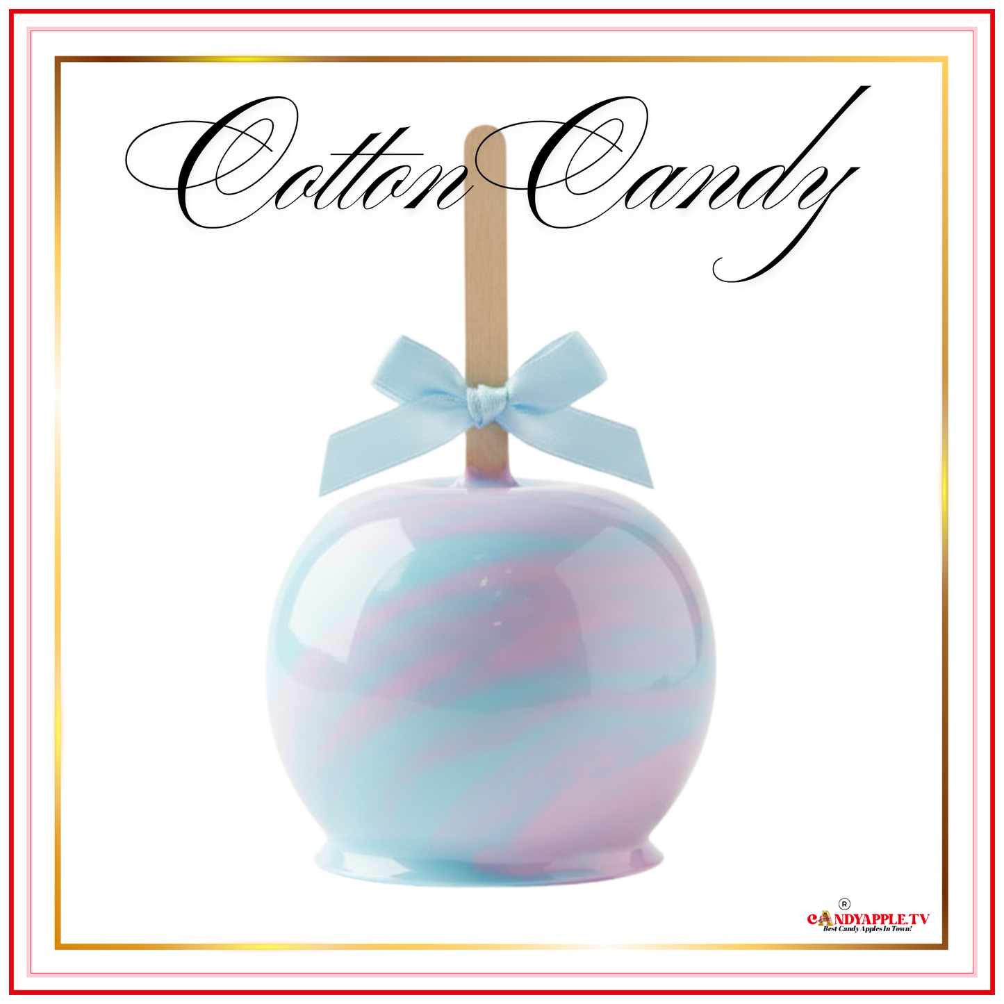 4-Pack Handcrafted Candy Apples – Pick Your Flavor
