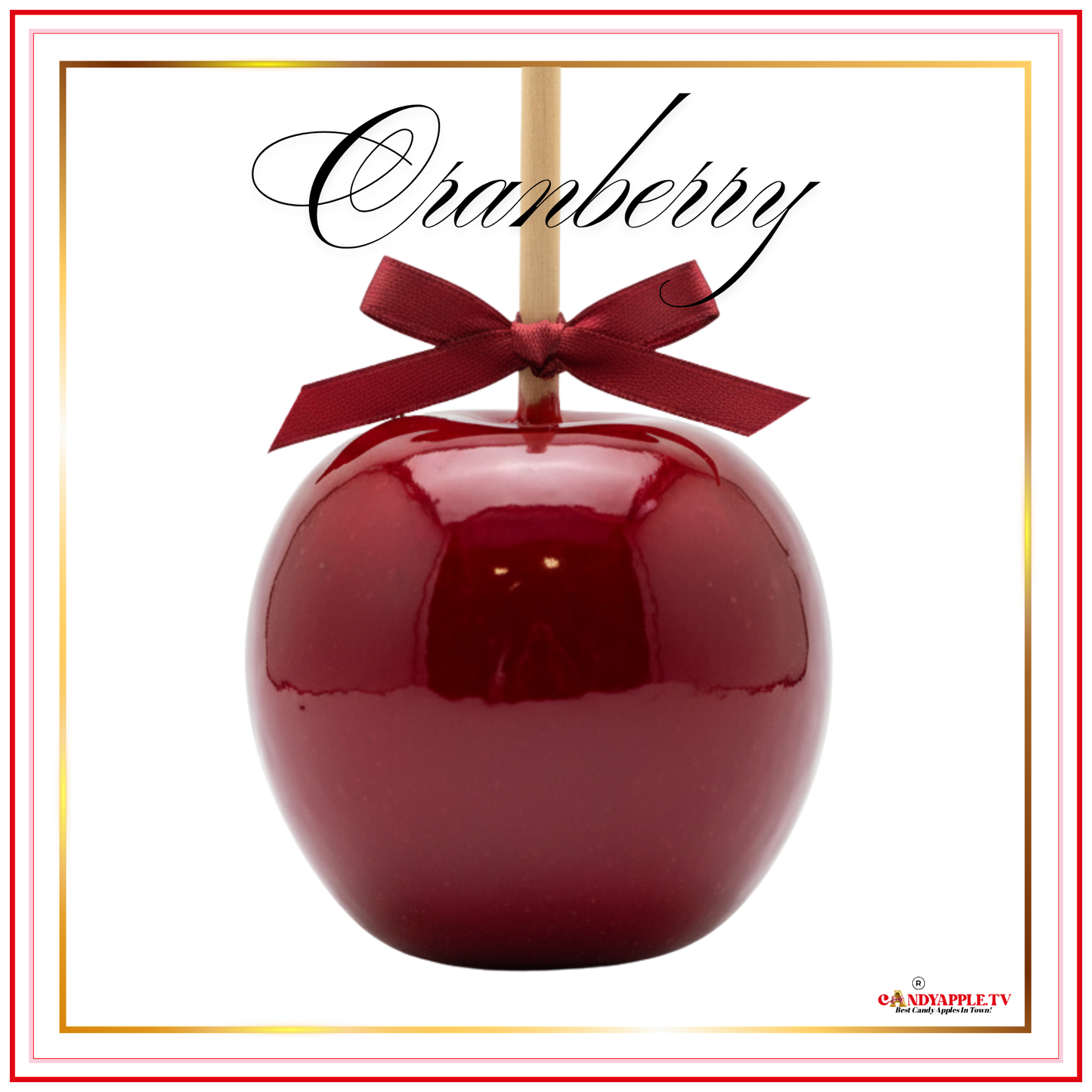 Cranberry Candy Apple