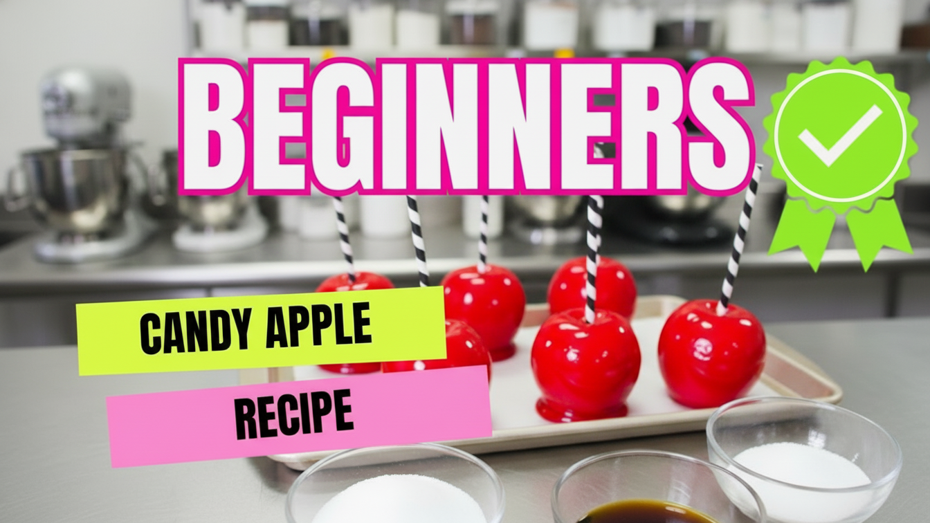 Load video: How to make candy apples for beginners