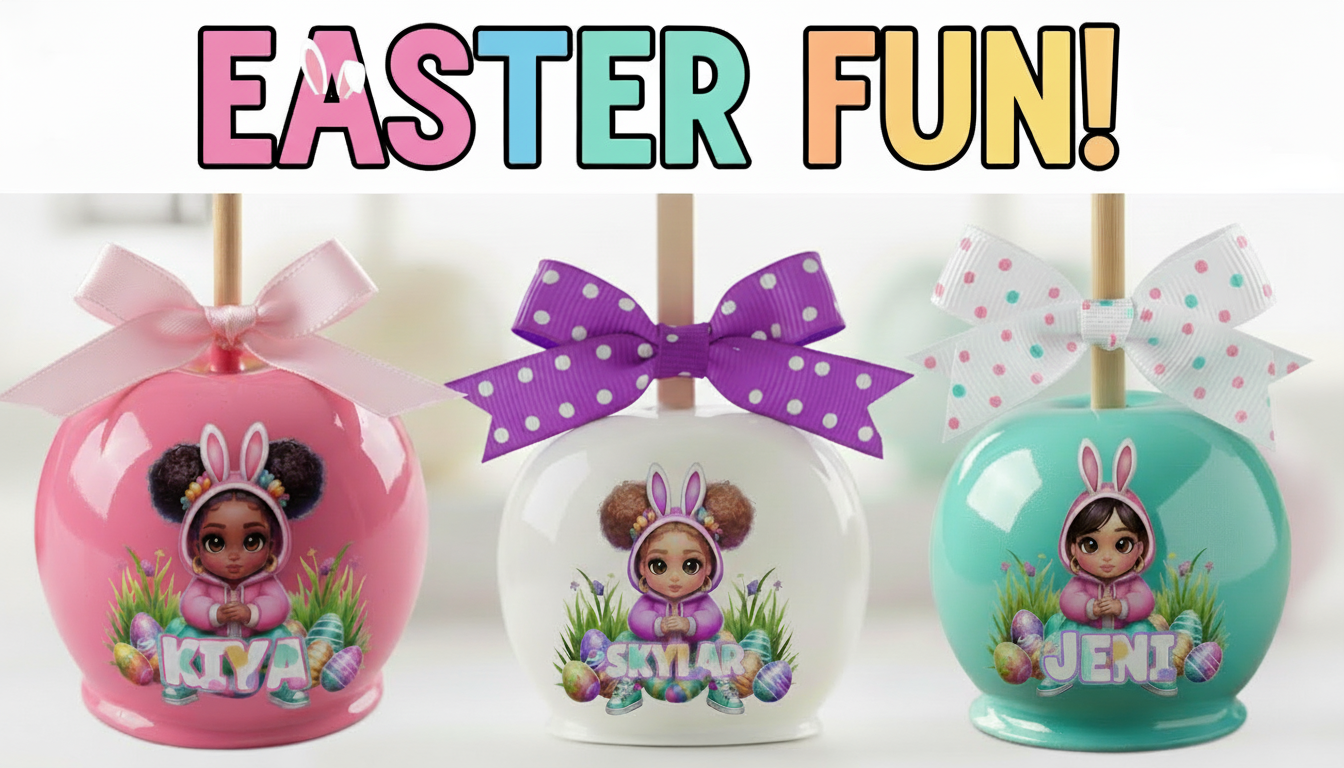 Kiya Easter Candy Apple Template