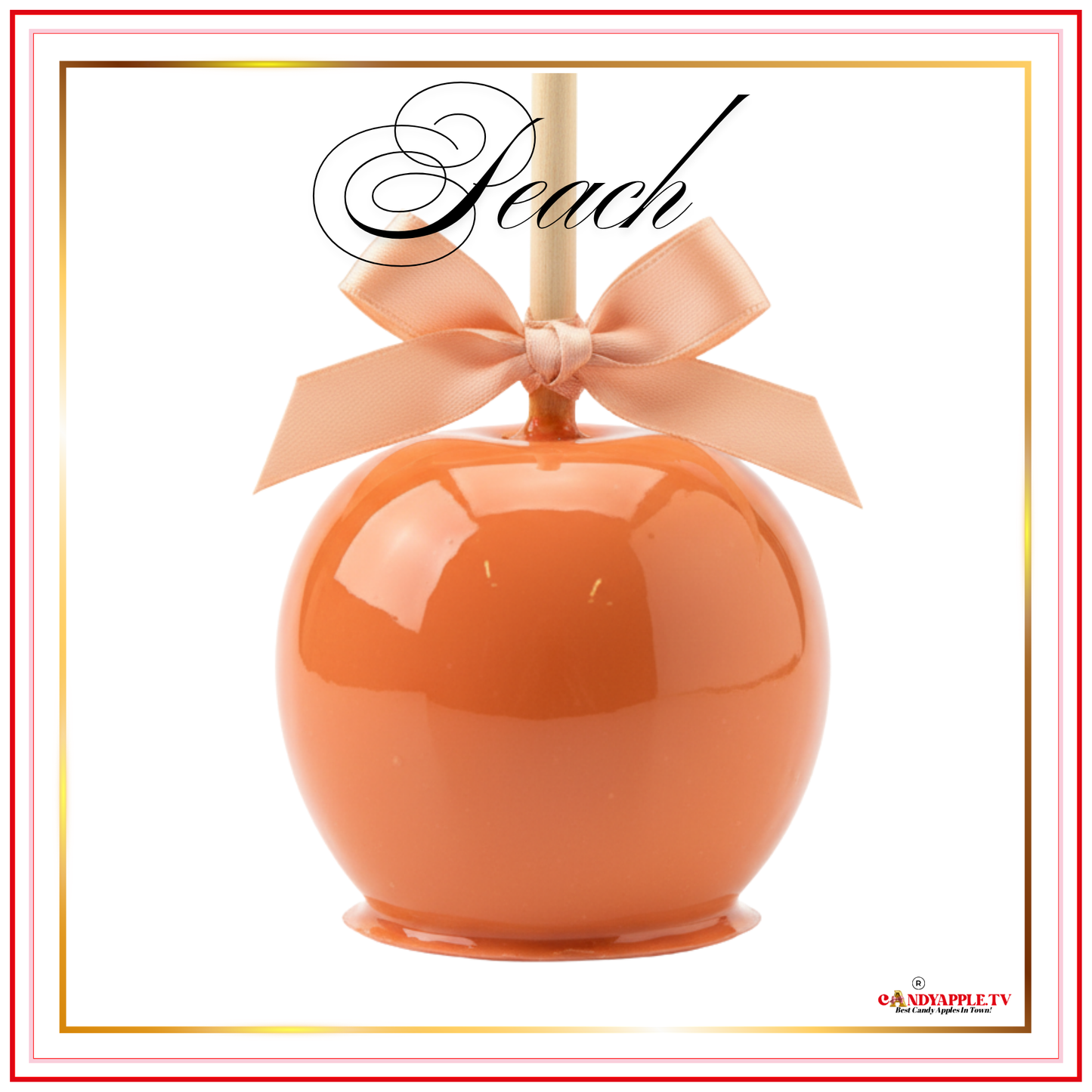 Peach Candy Apple