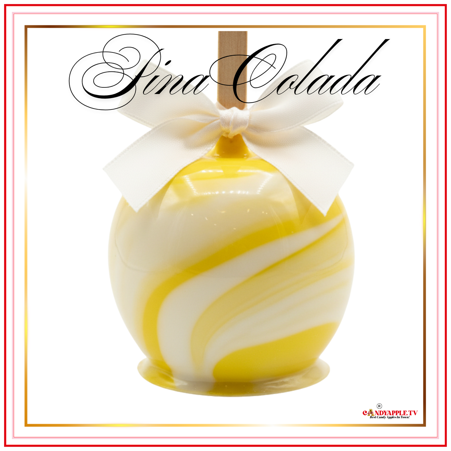 2-Pack Handcrafted Candy Apples – Pick Your Flavor
