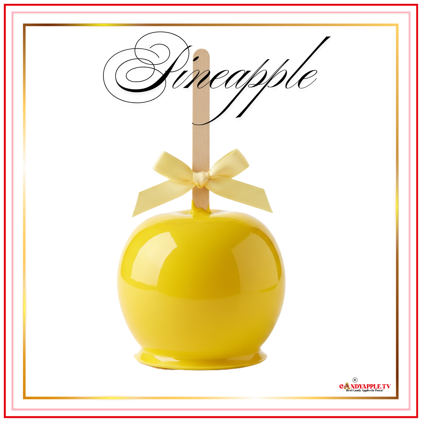 2-Pack Handcrafted Candy Apples – Pick Your Flavor