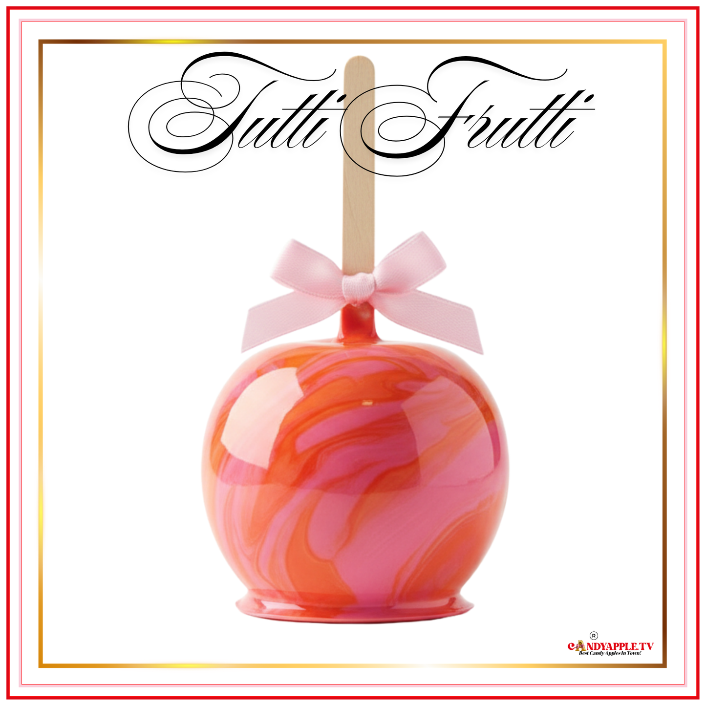 2-Pack Handcrafted Candy Apples – Pick Your Flavor
