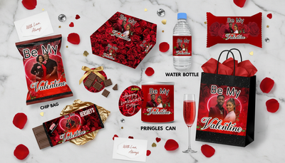 Valentine’s Day Party Favor Bundle Templates | Editable Treat & Gift Packaging