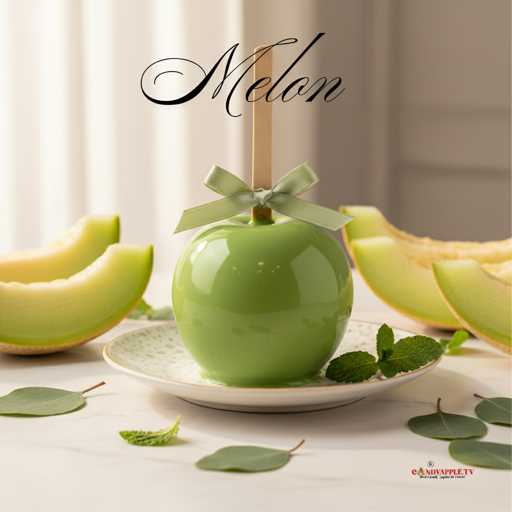 Melon Candy Apple - Font at Top