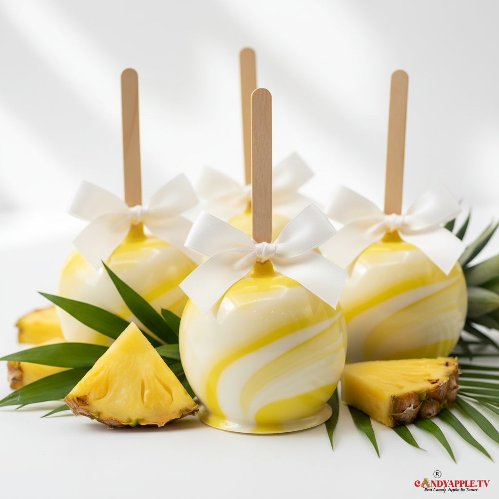 4-Pack Handcrafted Candy Apples – Pick Your Flavor